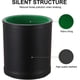 thumbnail image 3 of Fashionable dice shaker, table game, leather, dice cup, handmade, quiet shaker for parties, clubs, black leather, green, 3 of 5