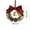 D, variant on Fwttom Christmas Wreath, Christmas Decorations Mini Wreaths with Christmas Bow Bells Pine Cones, Holiday Small Wreaths for Kitchen Cabinets, Windows, Xmas Tree