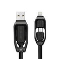 thumbnail image 1 of Apple/Android 2-in-1 USB Cable, Black, 1 of 5