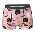thumbnail image 6 of Men's Boxer Briefs, halloween_pattern_01 Soft Comfy Mens Underwear Boxer Briefs Breathable With Widen Waist, 6 of 7