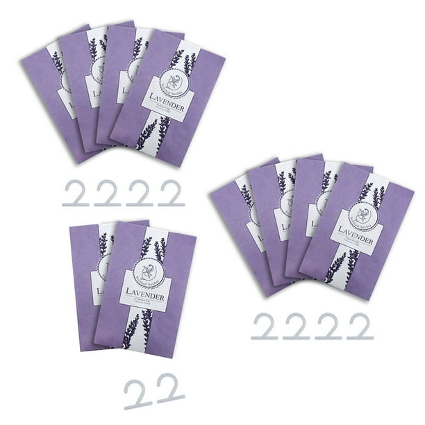 10/8 Piezas Ambientador De Aire Con Bolsita Perfumada Colgante Para Armario Cajón Lavanda 8 Piezas Sunnimix Bolsitas colgantes