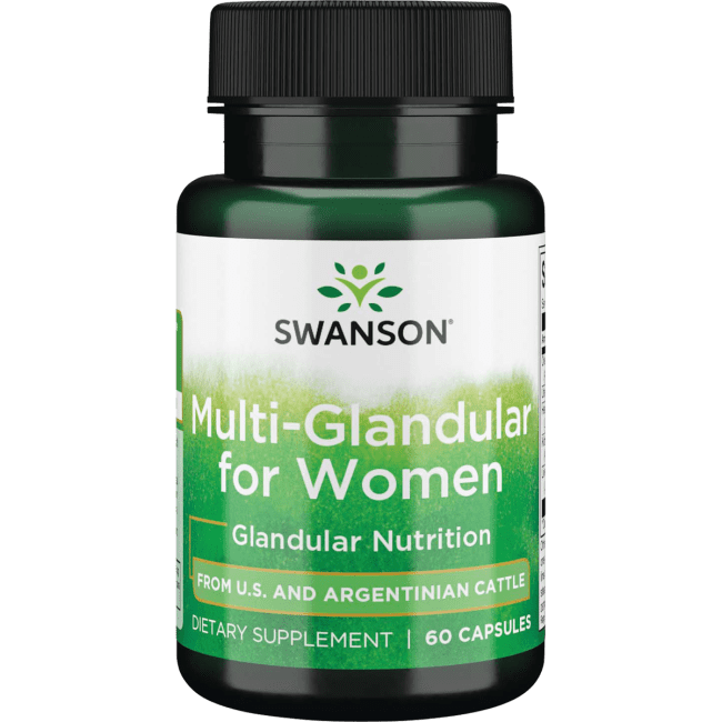 Swanson MultiGlandular For Women 60 Capsules.