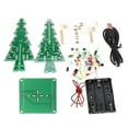 thumbnail image 4 of DIY 3D árbol de Navidad Kit de Montaje de Soldadura Electrónica 7 LED Intermitente Proyecto de de Ciencia de Creativa, 4 of 8
