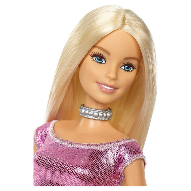 Signature Happy Birthday Barbie Doll in Pink Dress - Walmart.com