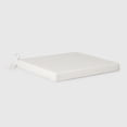 thumbnail image 3 of WestinTrends Solace Outdoor Patio Kitchen Dining Chair Square Seat Cushions Set of 4, 20" x 20", White, 3 of 3