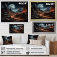 thumbnail image 4 of Designart "Asteroid Ascendancy horizon II" Asteroids Floater Framed Wall Art Living Room, 4 of 7