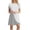 Gray, variant on IROINNID Summer Dresses for Women , Plus Size Summer Casual Printed T-shirt Dresses for Women with Round Neck and Short Sleeve Dress