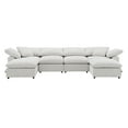 thumbnail image 6 of Acme Furniture Naveen Modular - Ottoman, Ivory Linen, 6 of 6