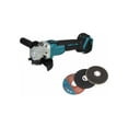 thumbnail image 1 of Amoladora Angular Inalámbrica 125mm 18V 4 velocidades para Batería Makita + accesorios (Solo Máquina), 1 of 3