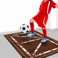 thumbnail image 1 of Home Textile Products Football Footstep Training Non Slip Mat Home Mud Sports Footstep Carpet Indoor Soundproofing Fitness Mat, 1 of 5