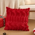 thumbnail image 2 of putnchl Christmas Pillowcase, Plush Snowflake, Christmas Tree, Embroidered Wool, Living Room Sofa Cushion, Holiday Party Decoration Pillow Cover, 2 of 5