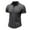 Gray, variant on Miqool Men's Waffle Knit Golf Shirts Short Sleeve Quick Dry Moisture Wicking Performance Athletic T-Shirt Casual Textured Stretch Golf Shirts