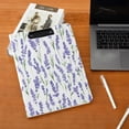 thumbnail image 5 of FORMRS A4 Clipboard Folder with Pen Holder Horizontal Foldable School Office Binder, Watercolor Lavender Pattern, 5 of 9