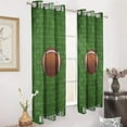 thumbnail image 3 of American Football on Field Study Room Living Kitchen Bedroom For Blackout Curtain Printed 2 Panels, 3 of 6