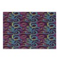 thumbnail image 1 of Animal Cutting Board, Hand Drawn Style Pattern with Snakes Swirled Tangled Bodies Exotic Reptiles, Decorative Tempered Glass Cutting and Serving Board, Small Size, Plum Blue Yellow, by Ambesonne, 1 of 1