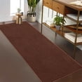 thumbnail image 3 of Garvee 2'x6' Runner Rugs Ultra Soft Area Rug, Washable Fluffy Area Rug Non Slip Rug for Hallway Kitchen Entryway, Brown, 3 of 9