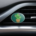 thumbnail image 2 of Cute Cactus in Pot with Pink Flowers Car Air Freshener Vent Clip, 2 of 3