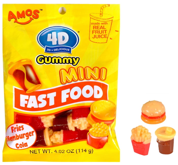 Clever Candy Gummy Fast Food 3D Gummies - Rustito's Dulces