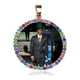 thumbnail image 4 of Colgante base Jumpingount de aleación con Rhinestone colorido brillante, 4 of 6