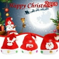 thumbnail image 2 of FFENYAN Christmas Decoration Adult fashion green red christmas hat santa hat, 2 of 2