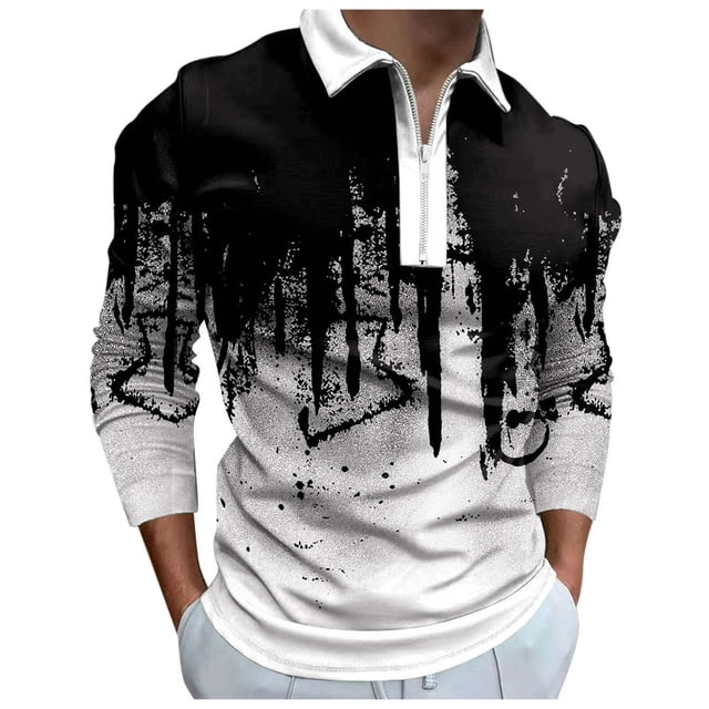 T-shirt à Manches Longues Col Blouse Boutonné Décontracté à Manches Longues