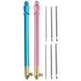 thumbnail image 2 of Ergonomic Handle Crochet Hook Kits Yarn Craft Tools Embroidery Beadwork 2 Sets, 2 of 5
