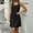 (Fashion 124)Black, variant on Aimik Women's Sleeveless Cotton Blend Mini Dress Summer U Neck Strap Solid Mini Dress with Pocket Loose Casual Tunic Short Dress