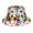 Mexican Bright Style, variant on Medical Icons Reflective Double-Sided Bucket Hat, Sun Hat, Soft and Breathable for Gardening, Beaching, Camping, Hiking, Fishing