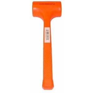 

4 LB Pound Dead Blow Orange Deadblow Soft Face Shot Shock Absorbing Hammer Tool