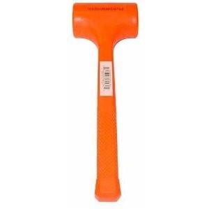 

4 LB Pound Dead Blow Orange Deadblow Soft Face Shot Shock Absorbing Hammer Tool