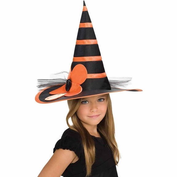 Rubies Child's Orange Sunflower Witch Hat