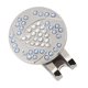 thumbnail image 5 of Marcador de clip de taladro de cristal resistente marcador de pelota de golf para visera de golf Blanco Sunnimix Marcador de pelota de golf, 5 of 8