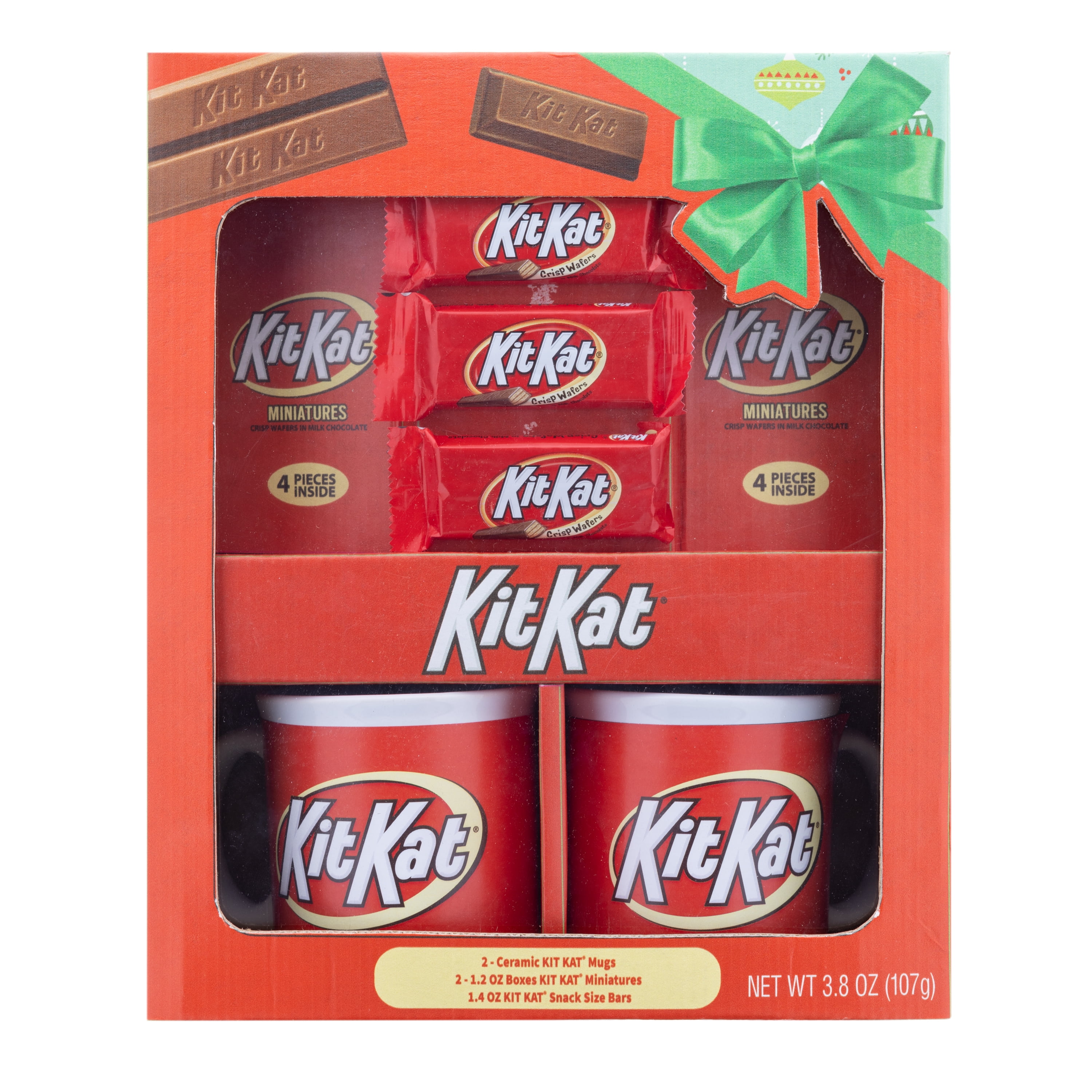 verbannen Verdrag kruipen KIT KAT 2 Mug Gift Set in Medium Box, 3.8 oz - Walmart.com