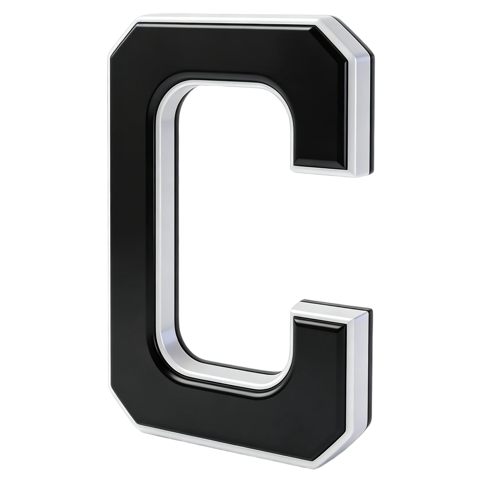 9" Solar Powered Light Up House Numbers, Waterproof LED Backlit Address Sign, High Brightness Exterior Illuminated Number Plate for Door Mailbox Yard(Number "C")