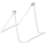 Gibson Holders 1A Adjustable White Wire Display Easel, 3.25" W x 3.75" D x 3.625" H, Pack of 12