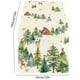 thumbnail image 3 of Camino de mesa navideño con árboles y copos de nieve. Decoración invernal para la cocina y el comedor, ideal para fiestas en interiores y exteriores. Medidas: 33 x 183 cm (13 x 72 pulgadas). Material:, 3 of 6
