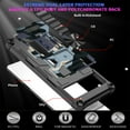 thumbnail image 3 of SaniMore for Google Pixel 7 Case, Rugged PC & Soft TPU CD Magnetic Cover Built-in Car Mount & Multi-View Kickstand Camouflage Military Grade Shockproof Heavy Duty Protective Shell, Black, 3 of 6