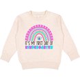 thumbnail image 2 of Inktastic Its My First Day of Kindergarten Toddler Sweatshirt, 2 of 4