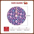 thumbnail image 2 of Rateoe mushroom rainbow color Skull Pattern Christmas Tree Skirt with Ties , Christmas Tree Decorations, Farmhouse Christmas Decor Xmas Holiday Decorations-30", 2 of 6