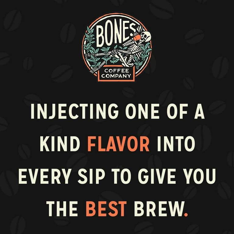 Bones Coffee Company Sinn 'O' Bun Ground Coffee Beans Bones Coffee Company Sinn 'O' Bun Ground Coffee Beans