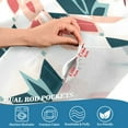 thumbnail image 5 of Yayeee Kitchen Curtains Tier Set of 2 Light Filtering 57"x24" Over Sink Window Panels, Flowers Geometric Pattern, 5 of 7