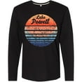 thumbnail image 3 of Inktastic Lake Powell Distressed Retro Sunset Long Sleeve T-Shirt, 3 of 5