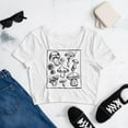 thumbnail image 5 of Heliisoer Hauts pour Femmes, Liquidation d'Été Mode Femme T-Shirt Court à Col Rond Imprimé Manches Courtes Haut Décontracté, 5 of 5