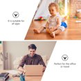 thumbnail image 2 of KAKOWELY 1 pieza de juguete de baloncesto de escritorio para disparar, juego de baloncesto, juguete de descompresión., 2 of 4