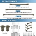 thumbnail image 4 of Urbanest 5/8" Adjustable Buckingham Drapery Rod, 28"-48", Antique Gold, 4 of 6