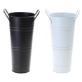 thumbnail image 5 of Metal Flower Stand with Handle Vintage Flower Bucket Decorative Vase Flower Bucket Storage Rack for Home Living Room, 5 of 9
