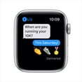 thumbnail image 4 of Apple Watch Series 6 GPS + Cellular, 44mm Silver Aluminum Case with White Sport Band - Regular, 4 of 8
