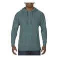 thumbnail image 1 of Comfort Colors Mens Garment-Dyed Hooded Sweatshirt, L, Blue Spruce, 1 of 1