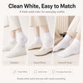 thumbnail image 6 of 6 Pairs Women's Running Ankle Socks Athletic Sport Socks Cushioned, 6 of 10
