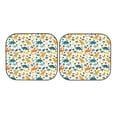 thumbnail image 7 of Goofa Dinosaurs and Tropical Leaves Pattern 2 Piece Car Windshield Sun Shade Foldable | Front Windshield Shade for Sun, Heat and UV Rays | Sunshade for Car Front Window-, 7 of 7